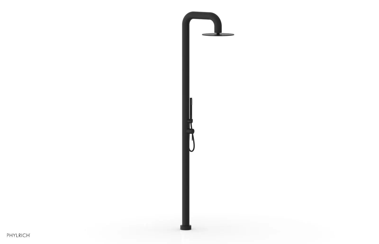 matte black pressure balance shower