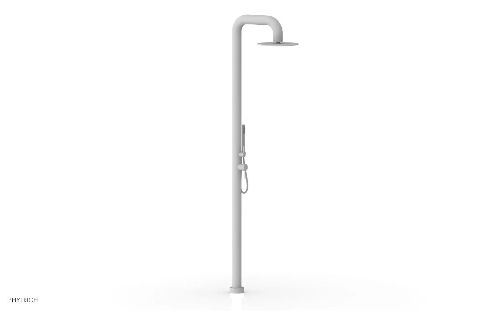 Phylrich OUTDOOR SHOWER Pressure Balance Shower with 12" Rain Head and Hand Shower by Phylrich