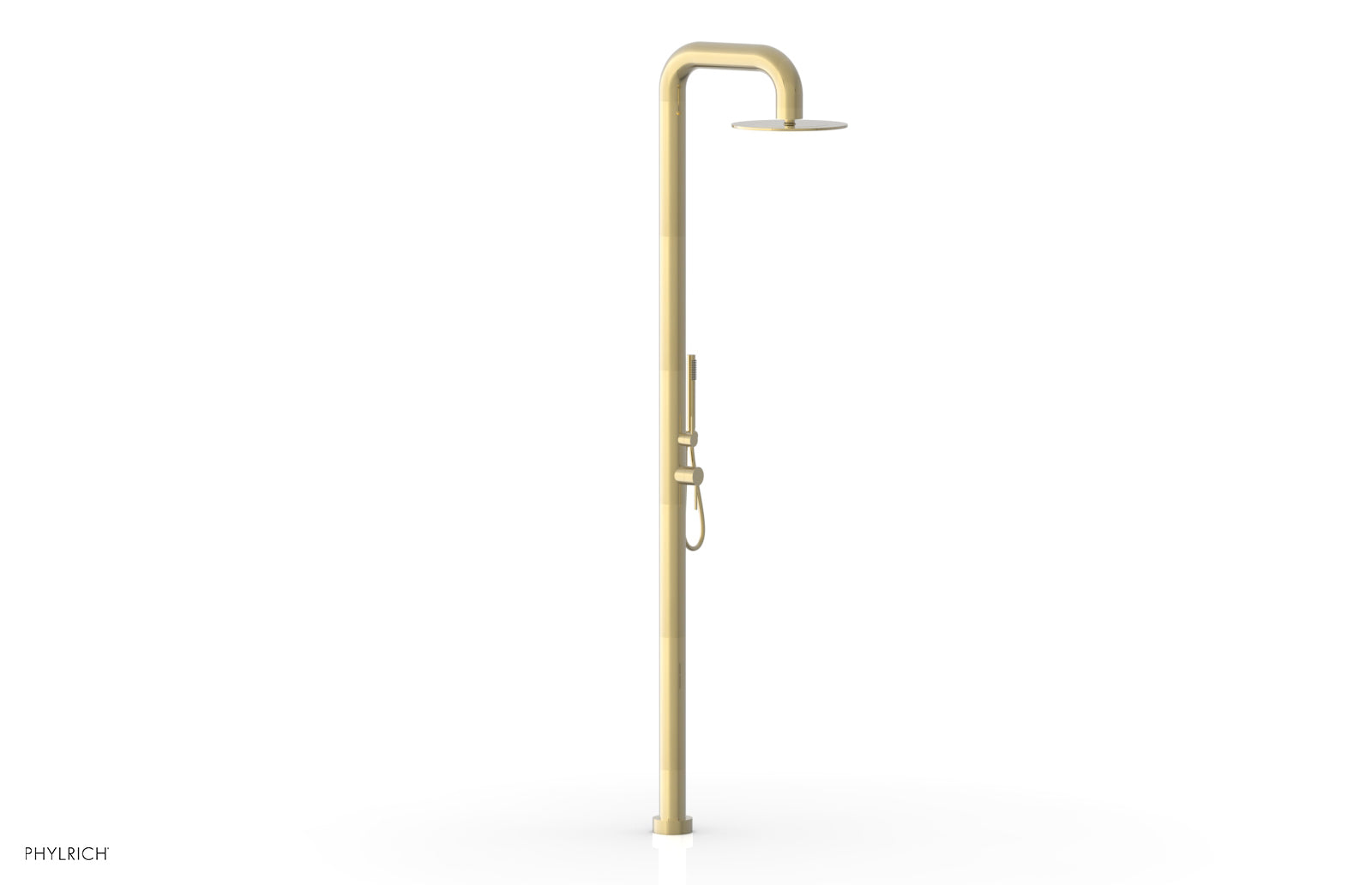 Phylrich OUTDOOR SHOWER Pressure Balance Shower with 12" Rain Head and Hand Shower by Phylrich