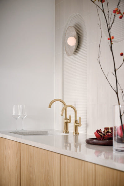 Brizo Kintsu Bar Faucet with Arc Spout - Less Handle