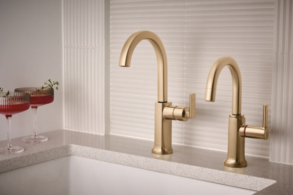 Brizo Kintsu Bar Faucet with Arc Spout - Less Handle