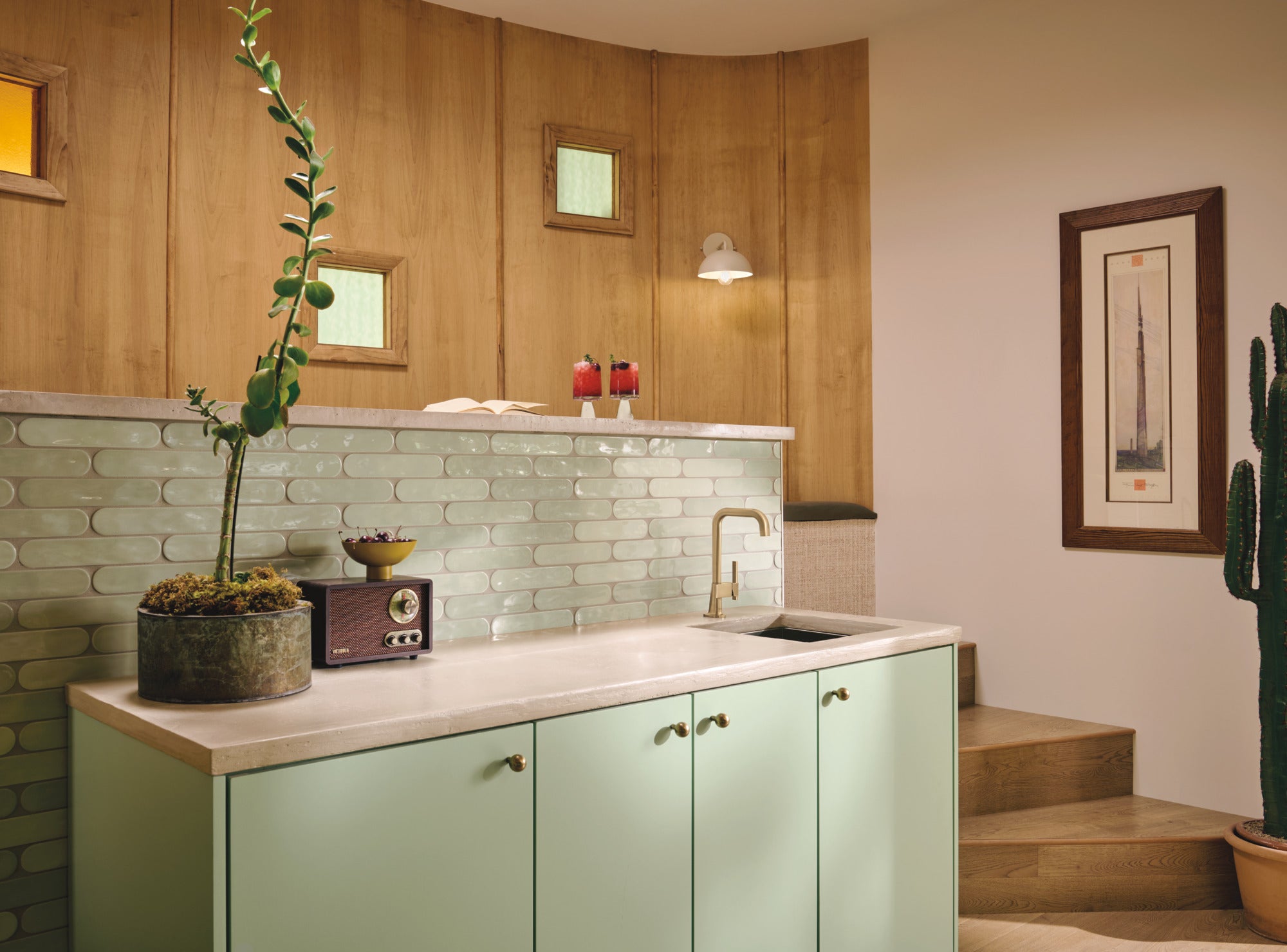 luxe gold kitchen faucet