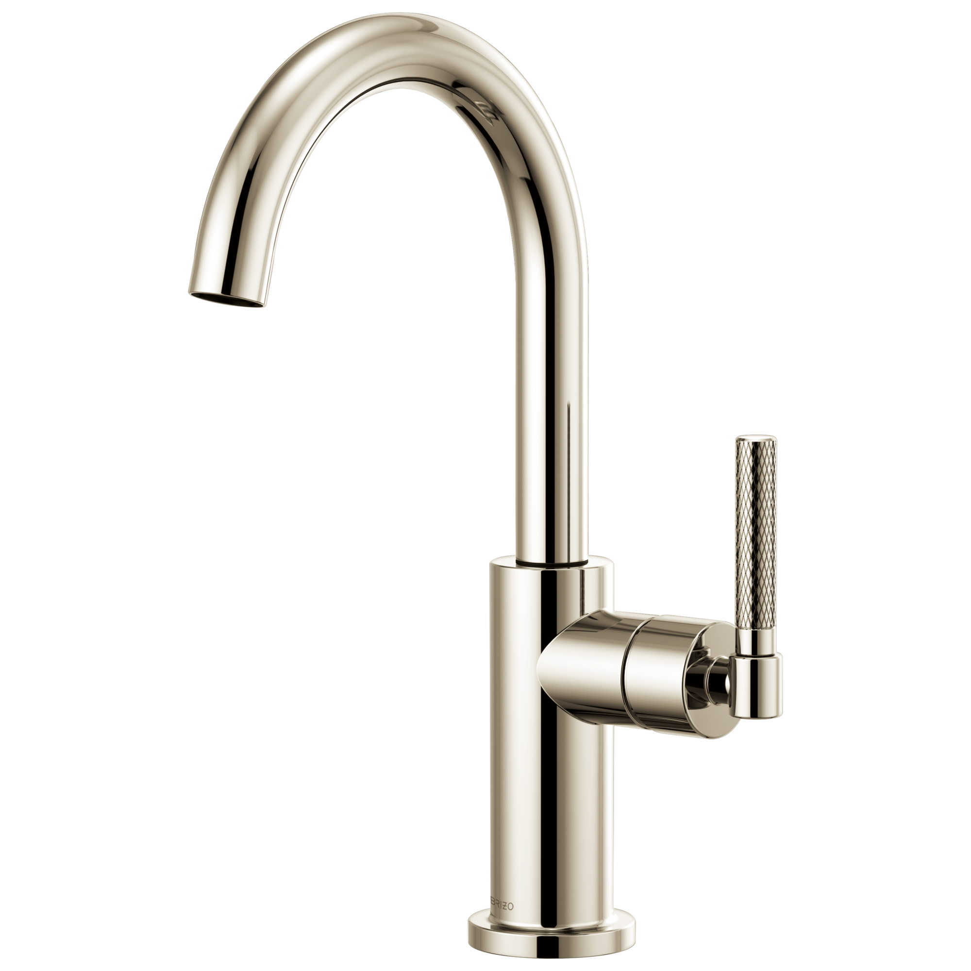Brizo Litze Bar Faucet with Arc Spout and Knurled Handle Kit by Brizo