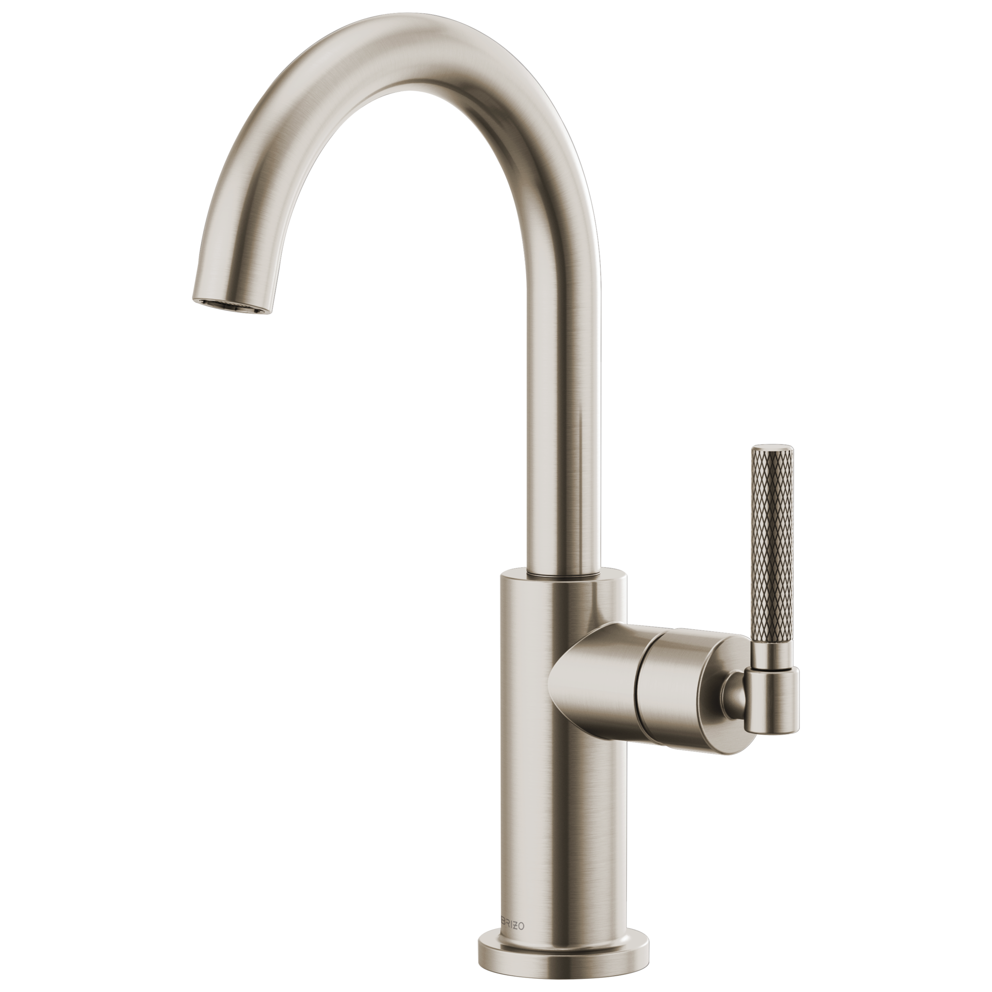Brizo Litze Bar Faucet with Arc Spout and Knurled Handle Kit