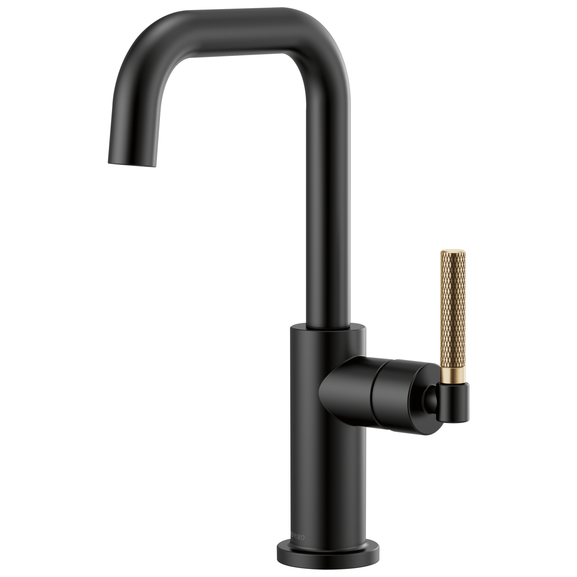 Brizo Litze Bar Faucet with Square Spout and Knurled Handle Kit by Brizo