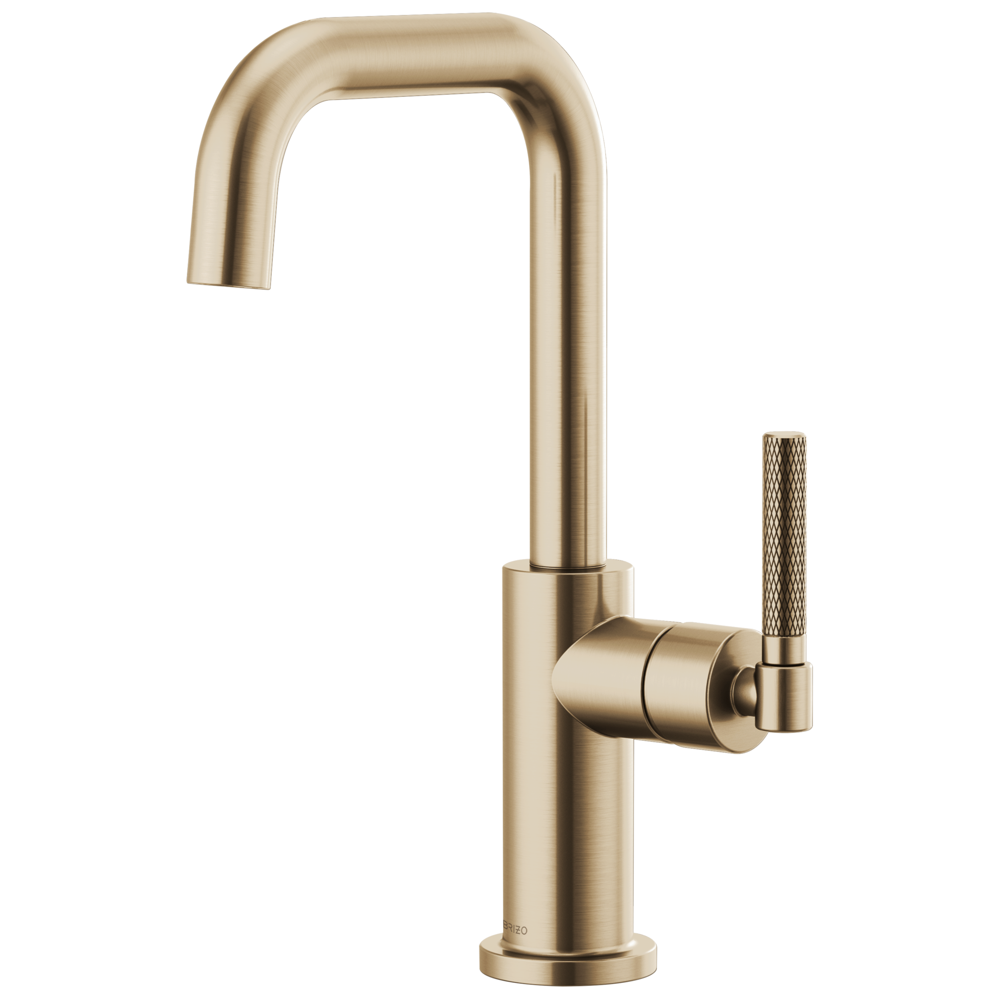 Brizo Litze Bar Faucet with Square Spout and Knurled Handle Kit by Brizo