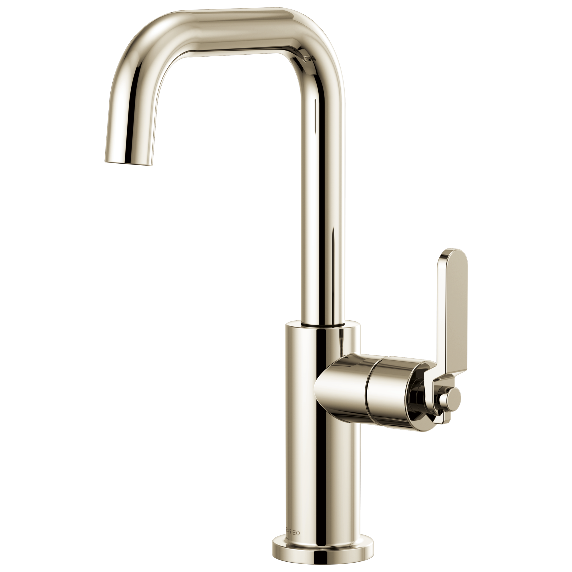 Brizo Litze Bar Faucet with Square Spout and Industrial Handle Kit by Brizo