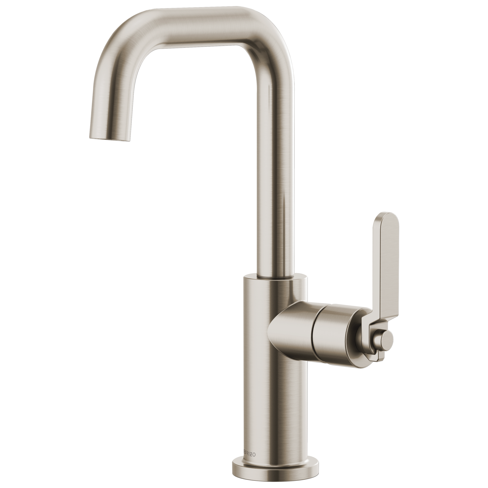Brizo Litze Bar Faucet with Square Spout and Industrial Handle Kit by Brizo