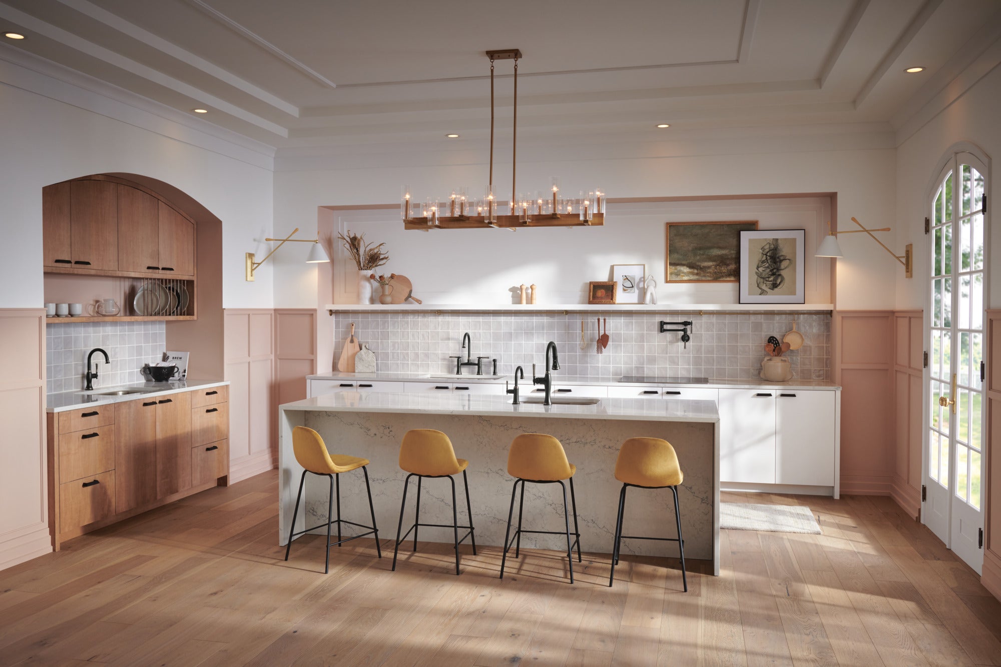 matte black / brilliance black onyx pot filler