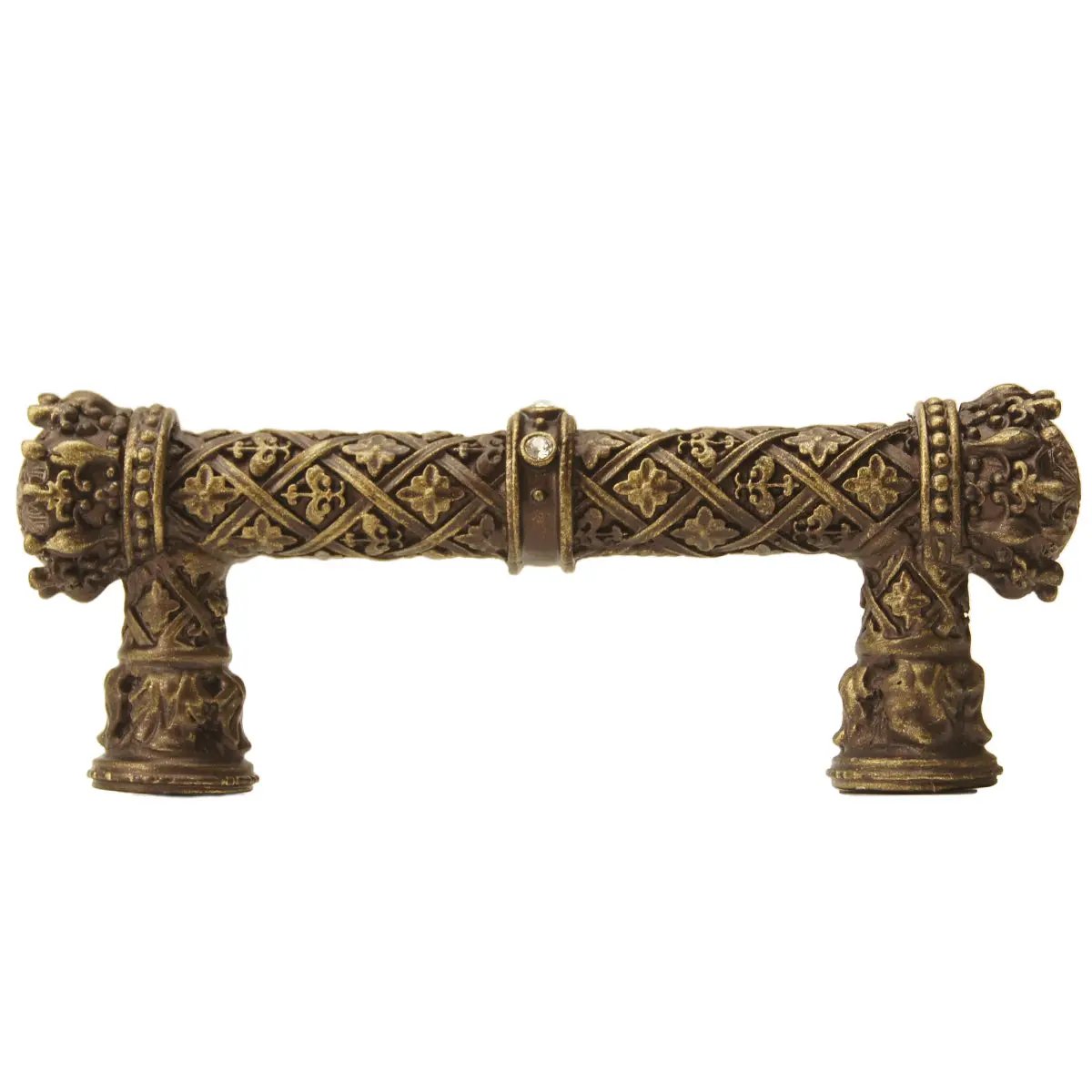 antique brass pull