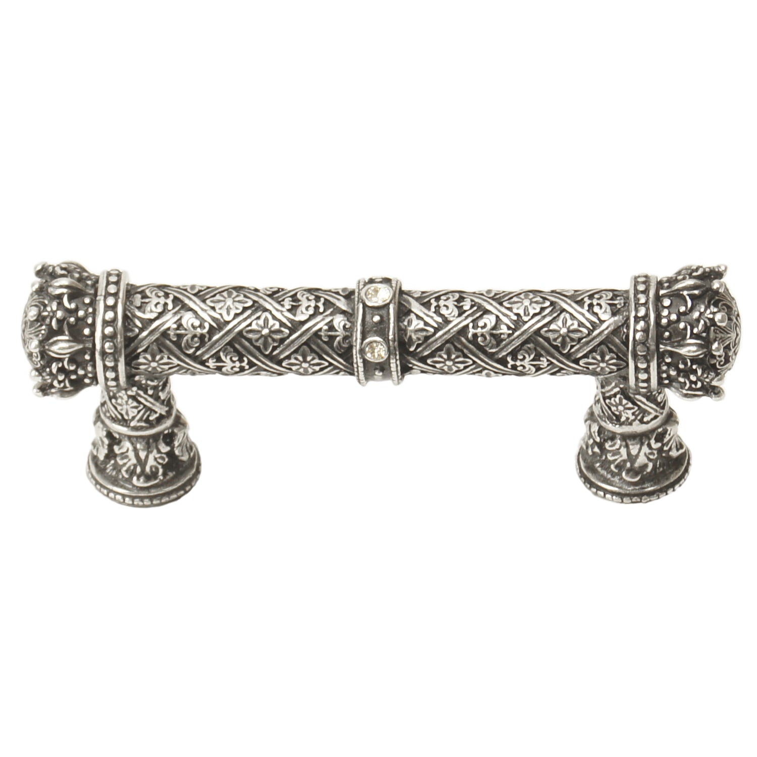 Carpe Diem Queen Anne Pull - Decorated with Swarovski Crystals