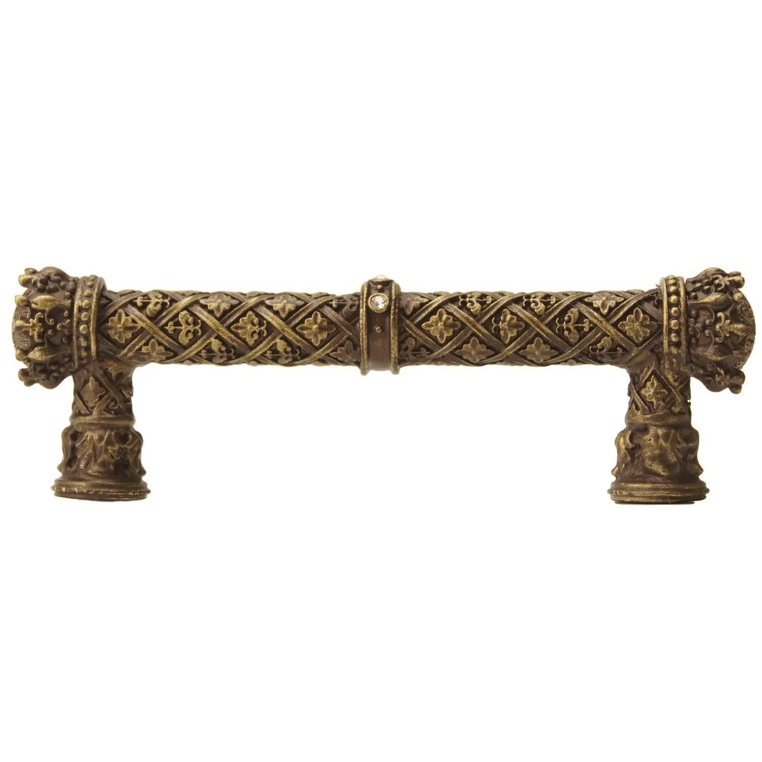 antique brass pull