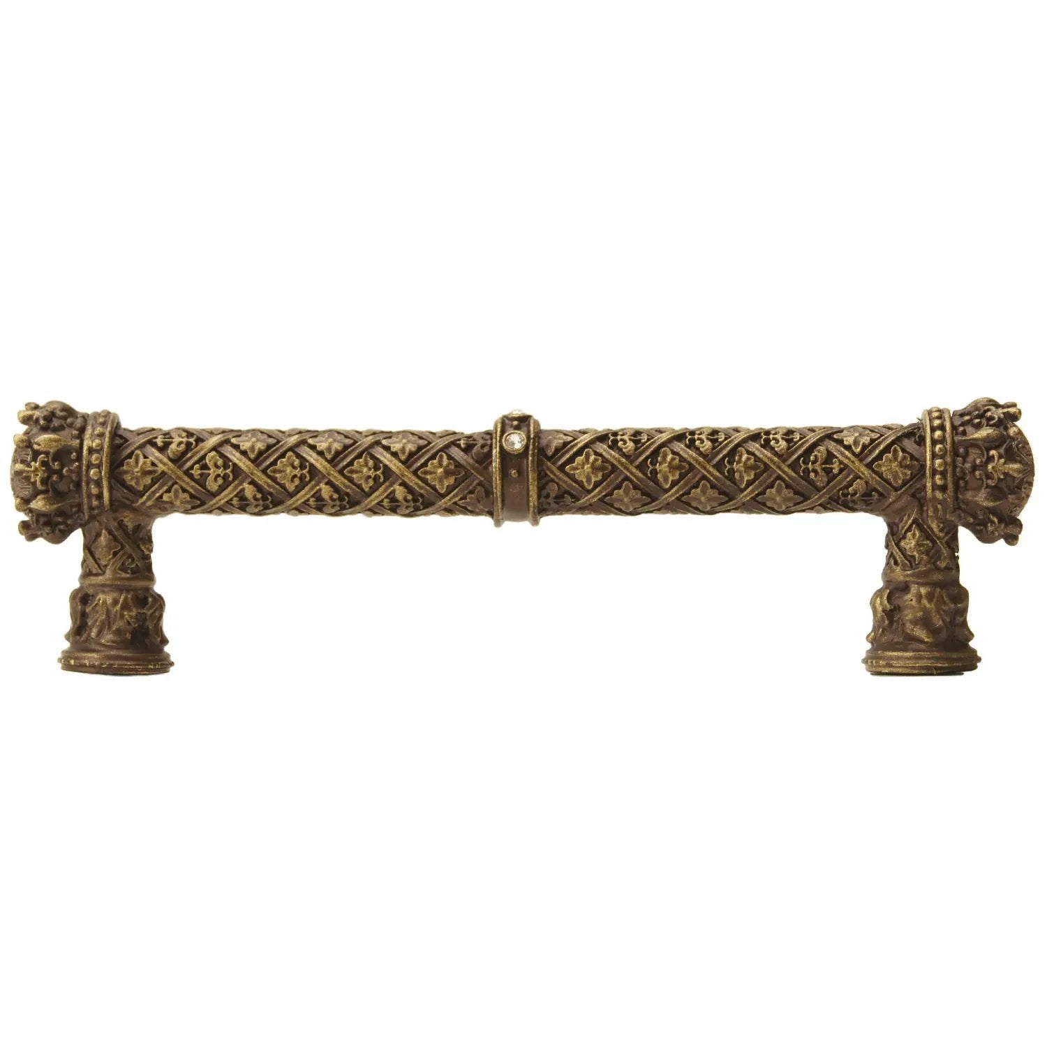 antique brass pull