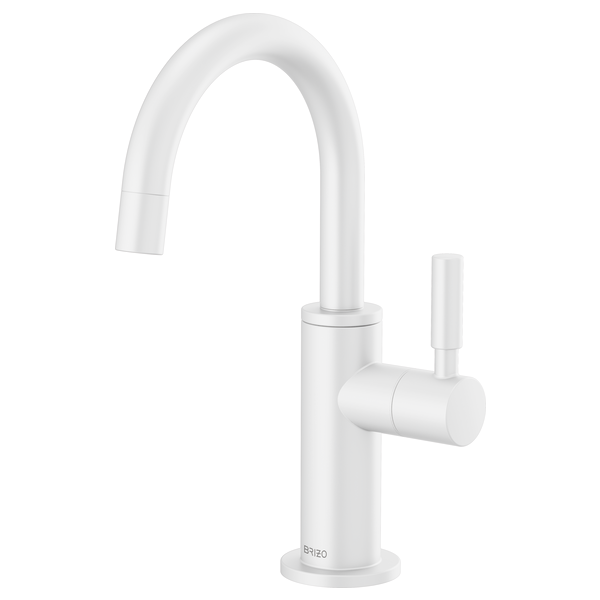 Brizo Solna Beverage Faucet with Arc Spout - Matte White by Brizo