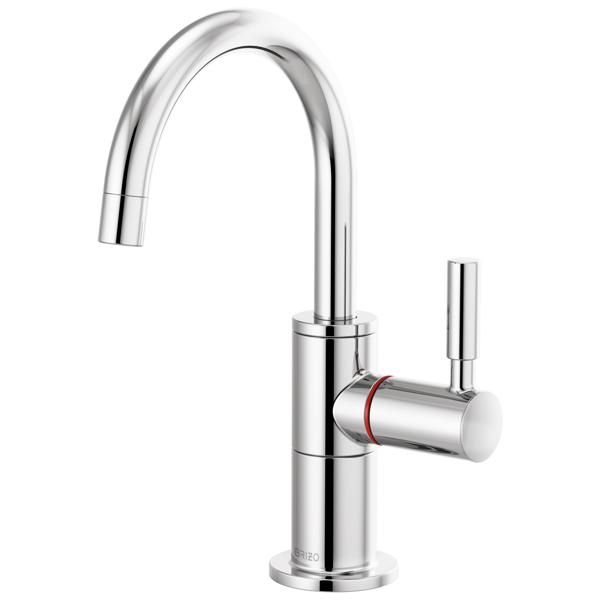 chrome hot faucet