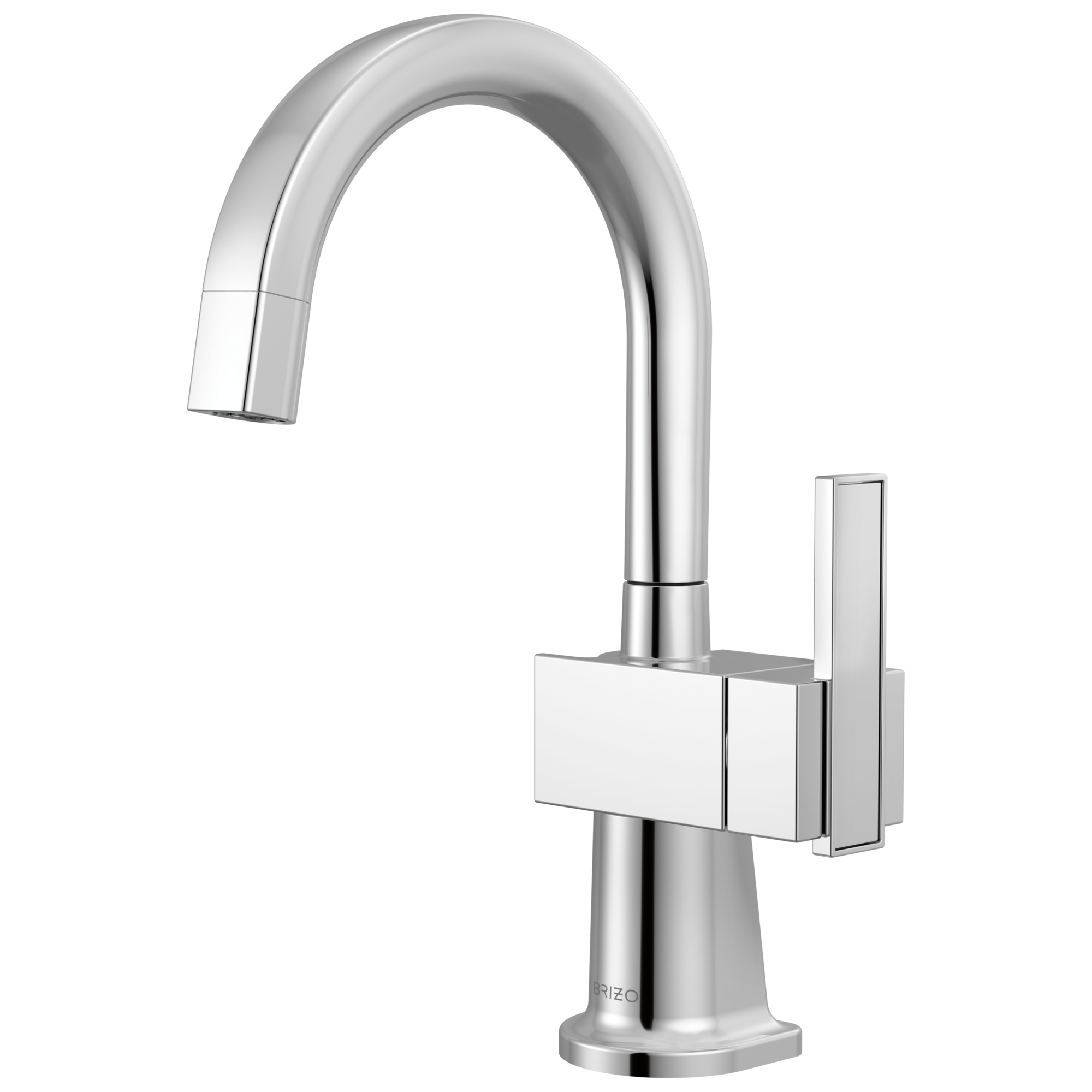 chrome kitchen faucet