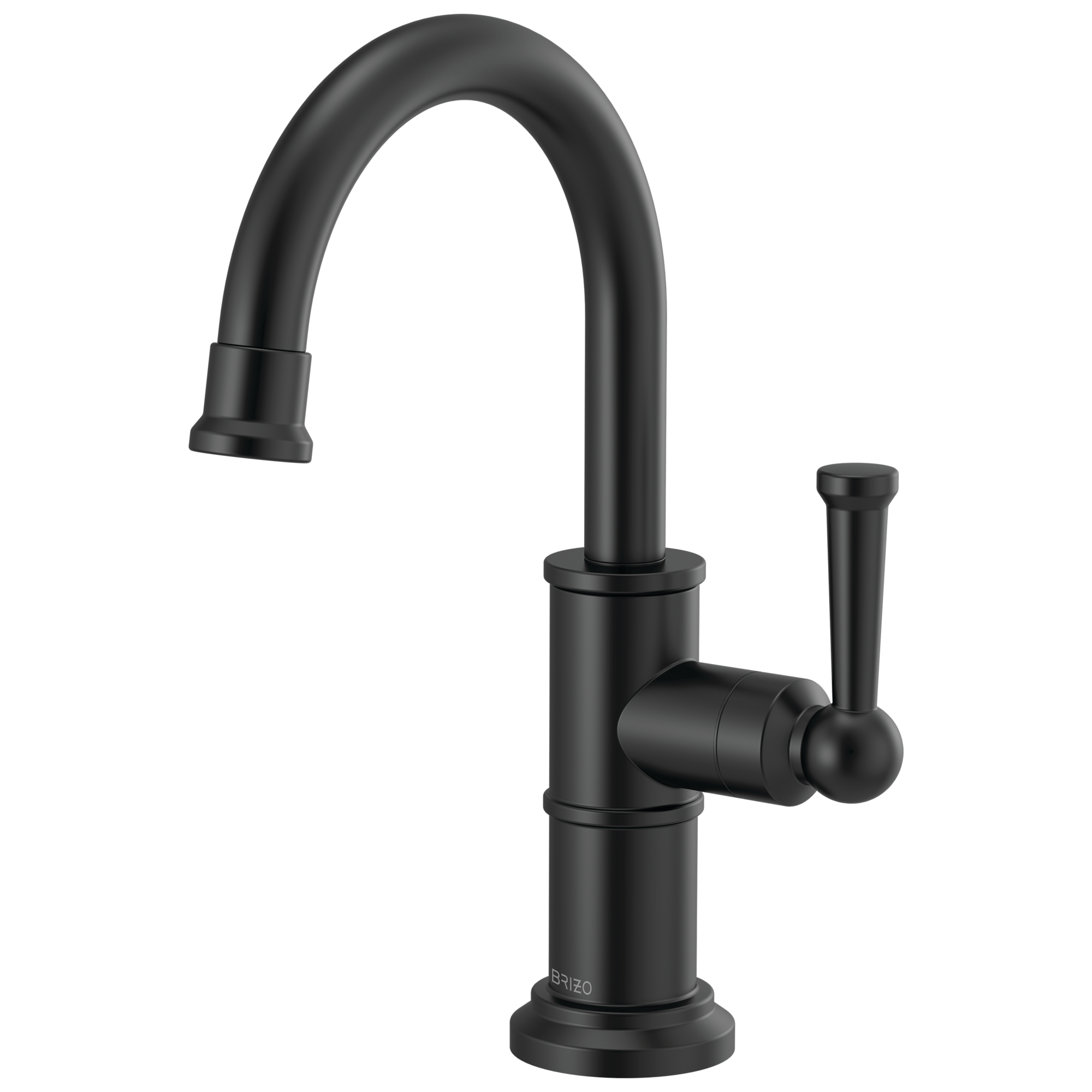 matte black beverage faucet