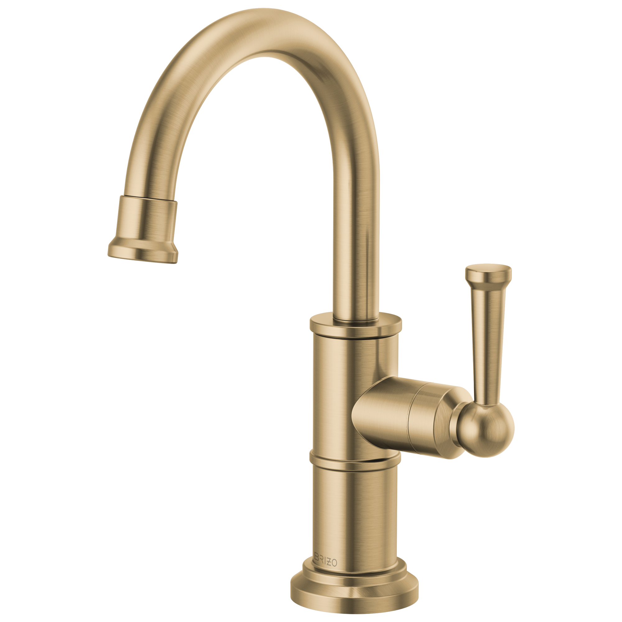 luxe gold beverage faucet