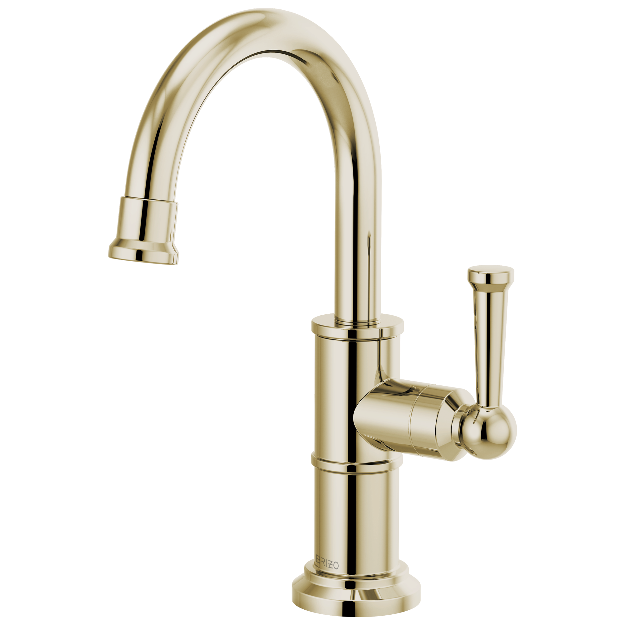 polished nickel beverage faucet