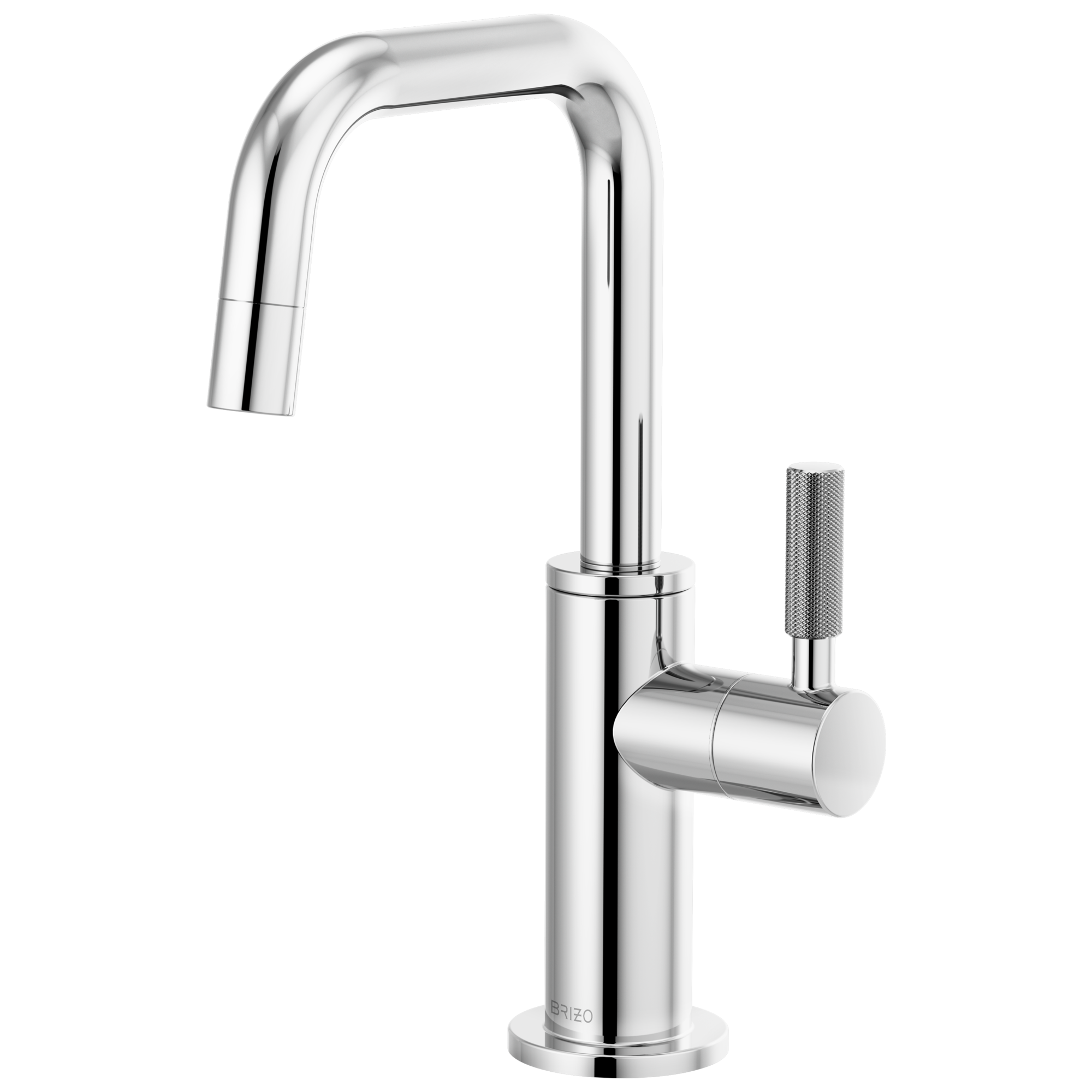chrome beverage faucet