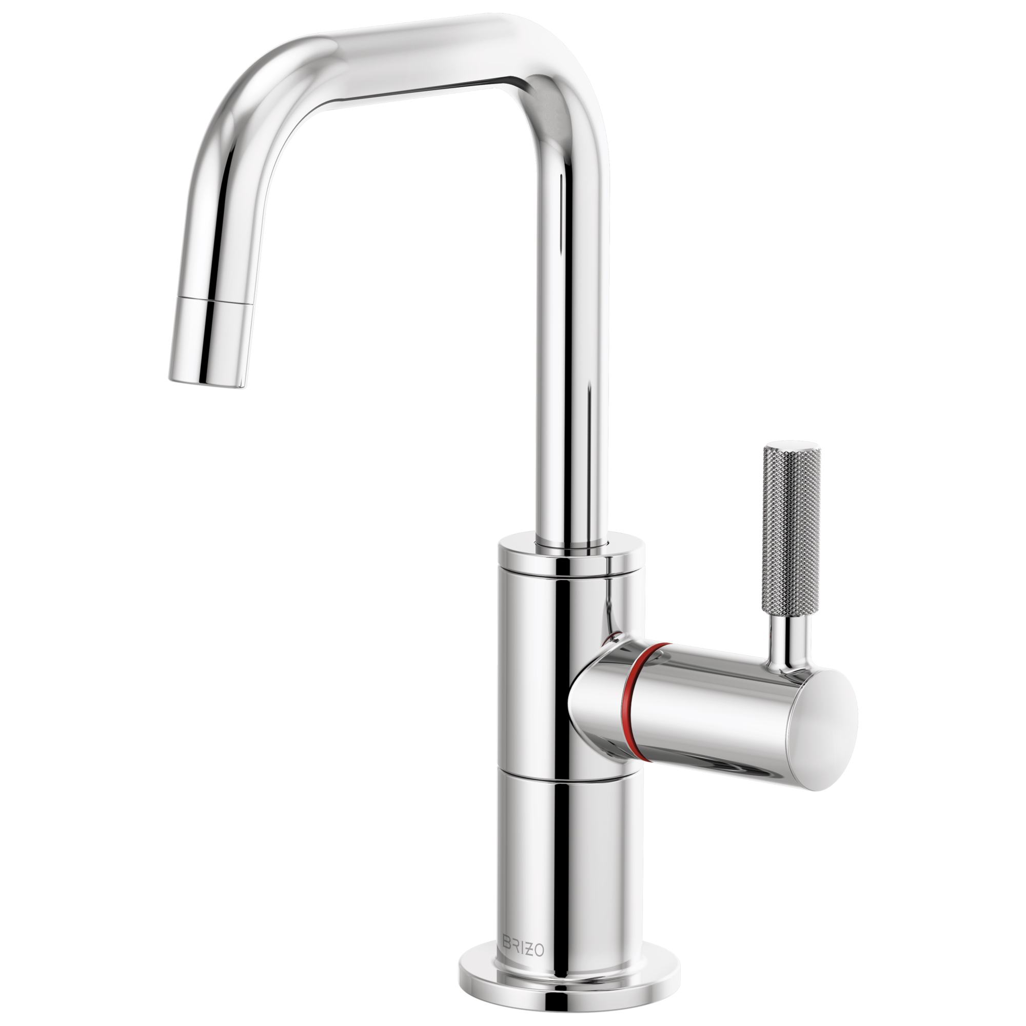 chrome hot faucet