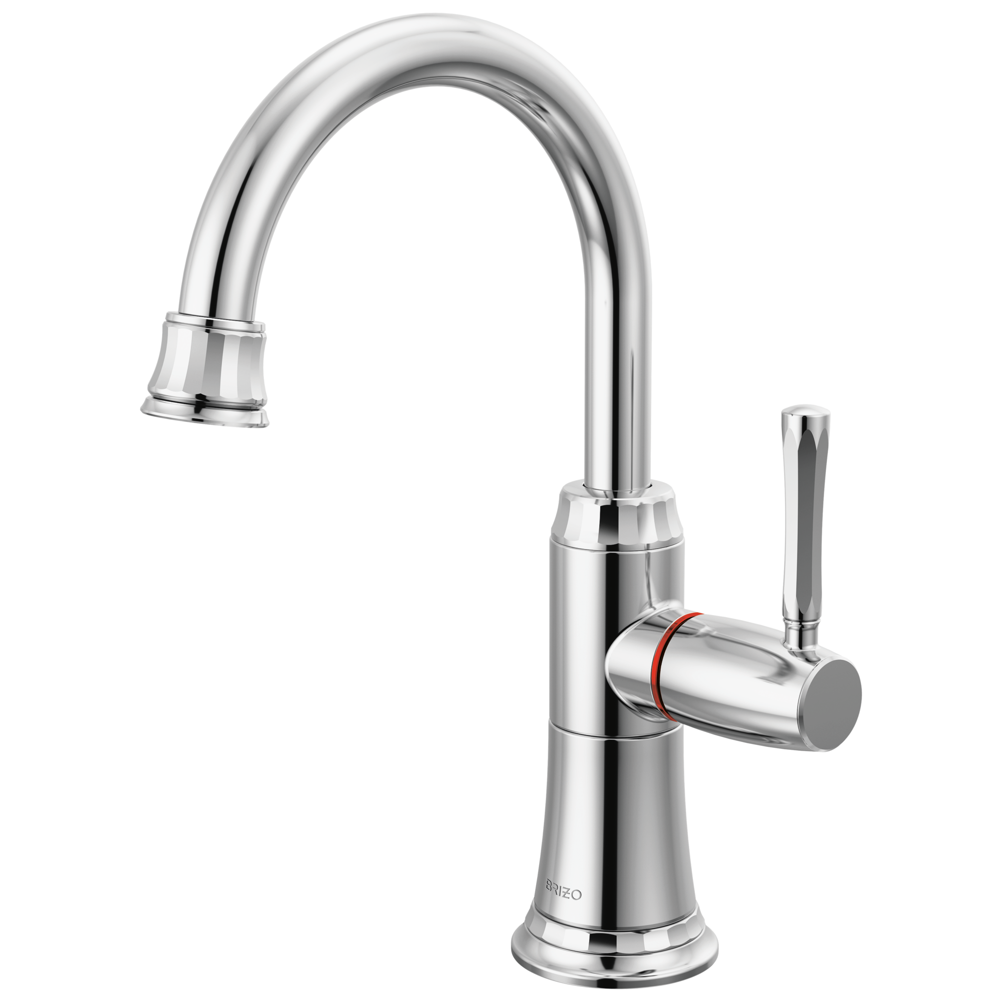 chrome hot faucet