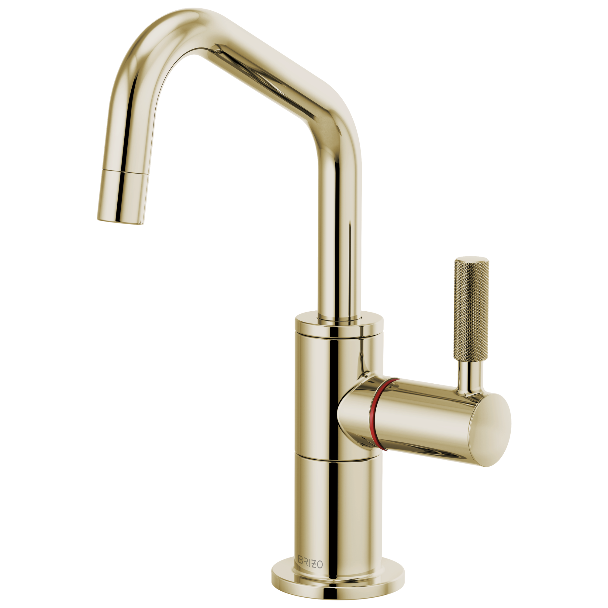 polished nickel beverage faucet