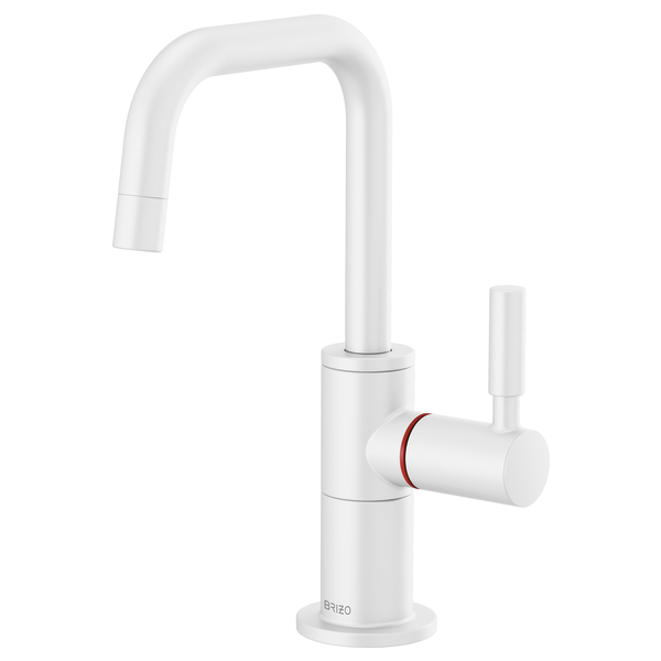 Brizo Solna Instant Hot Faucet with Square Spout - Matte White by Brizo