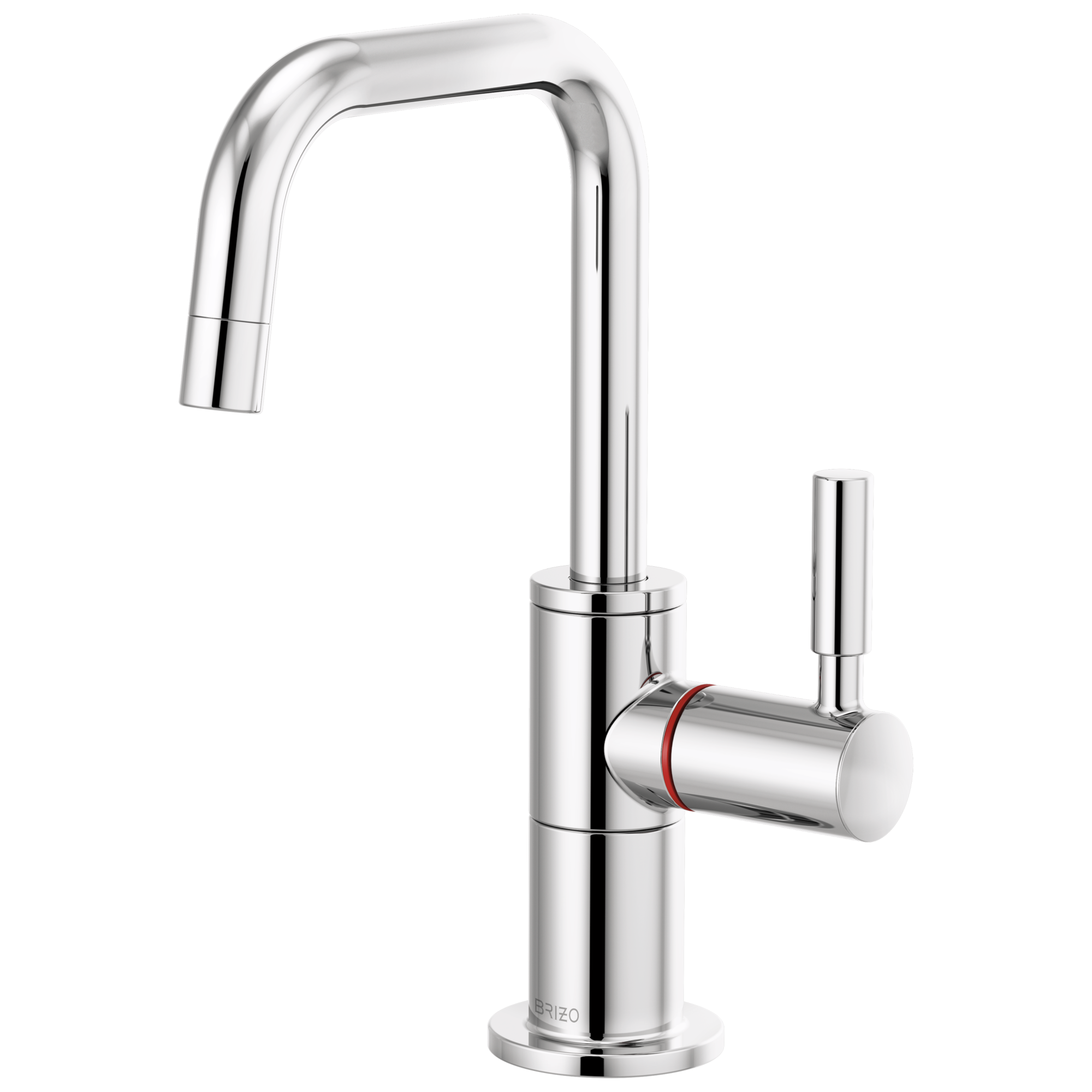 chrome hot faucet