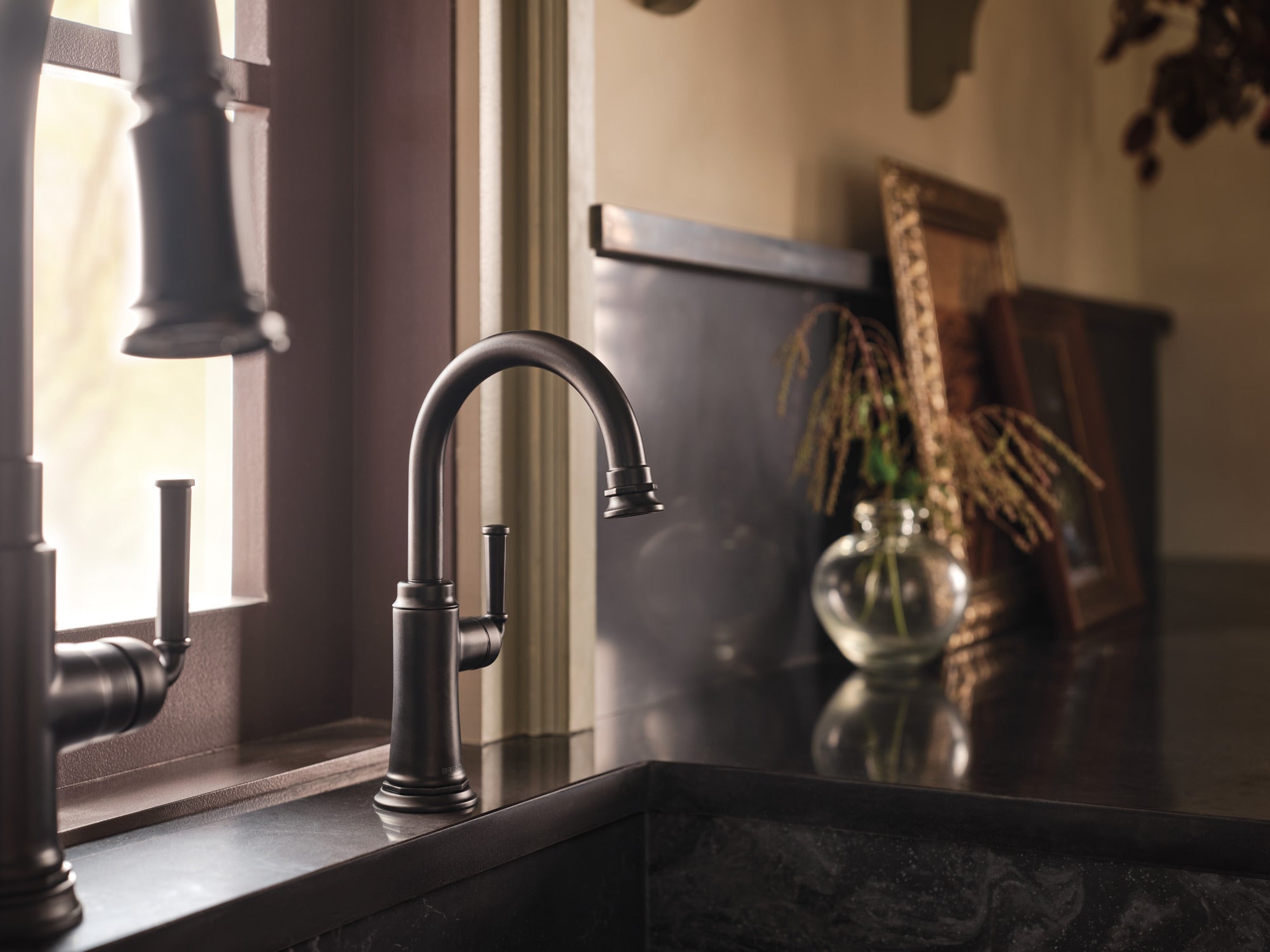 matte black beverage faucet