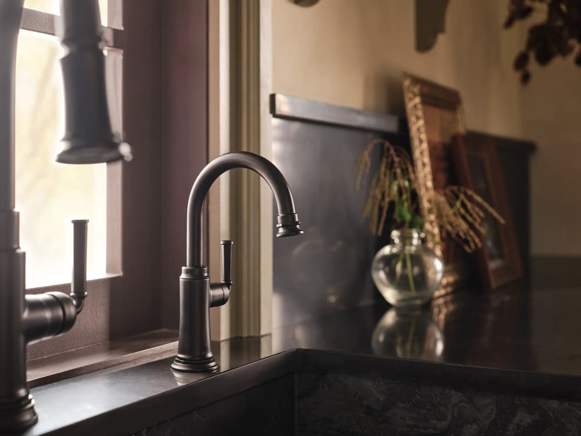 matte black beverage faucet
