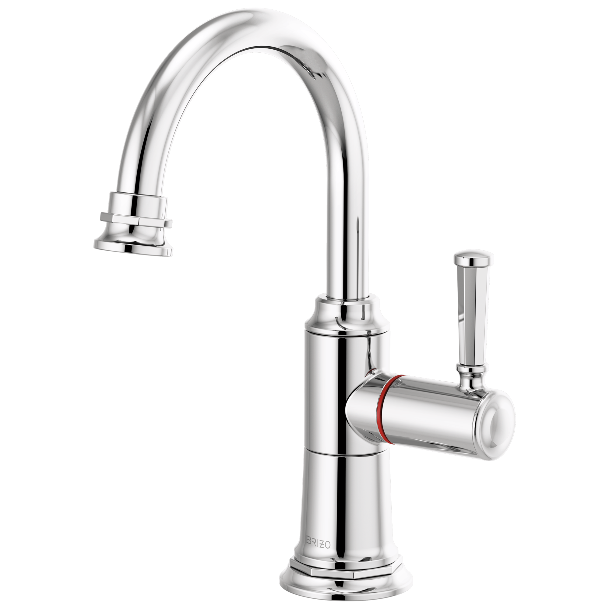 chrome hot faucet