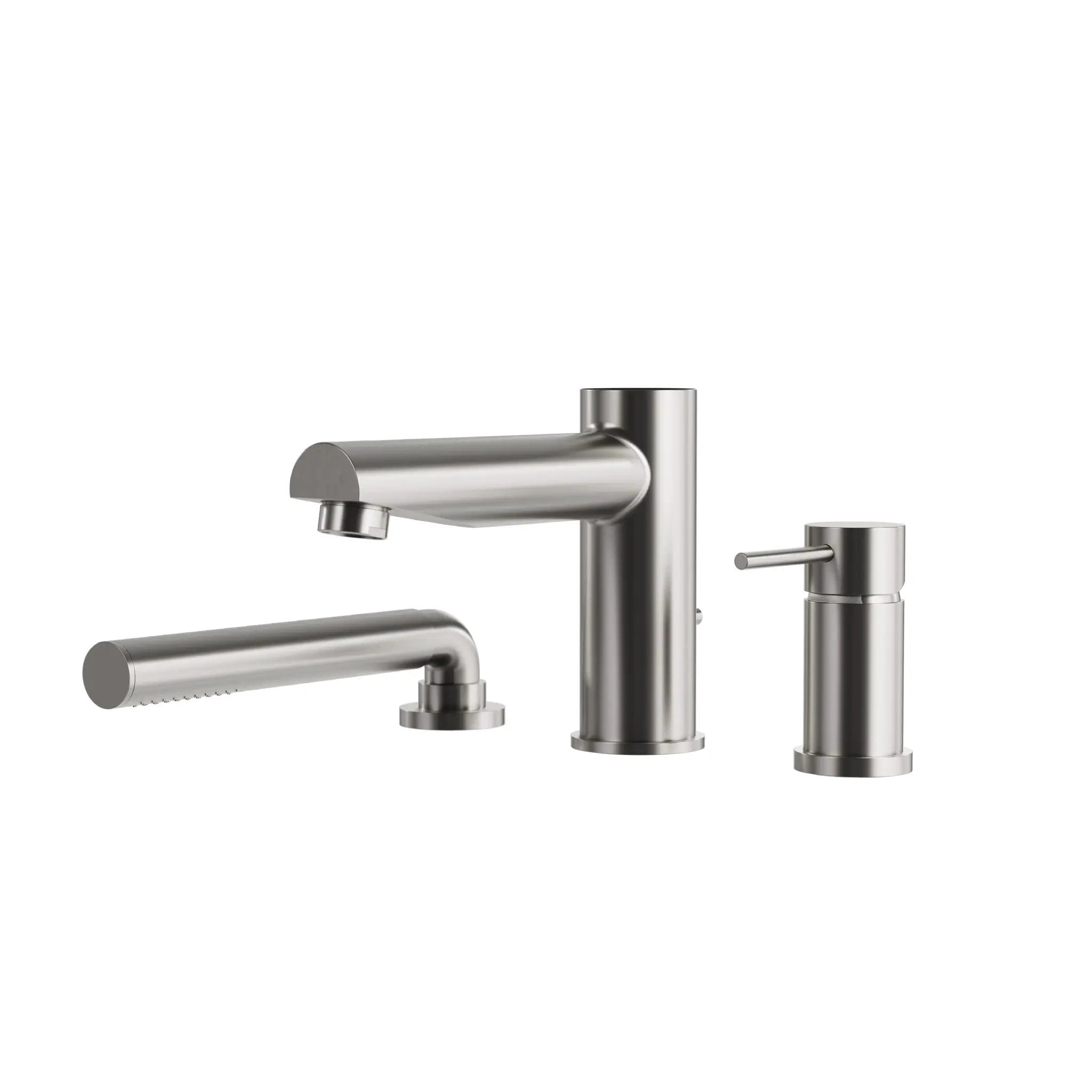 Aquabrass Volare 3 Pcs Deck Tub Filler with Handshower by Aquabrass