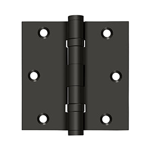 Deltana 3-1/2" x 3-1/2" Square Hinge, Ball Bearings