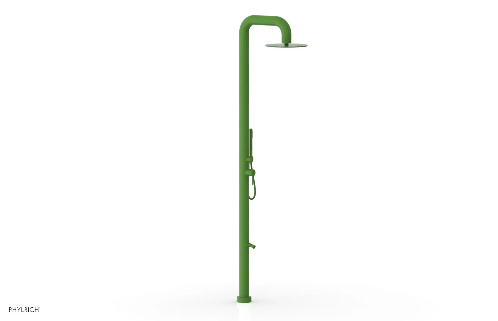 Phylrich OUTDOOR SHOWER Pressure Balance Shower with 12" Rain Head, Hand Shower and Foot Wash by Phylrich