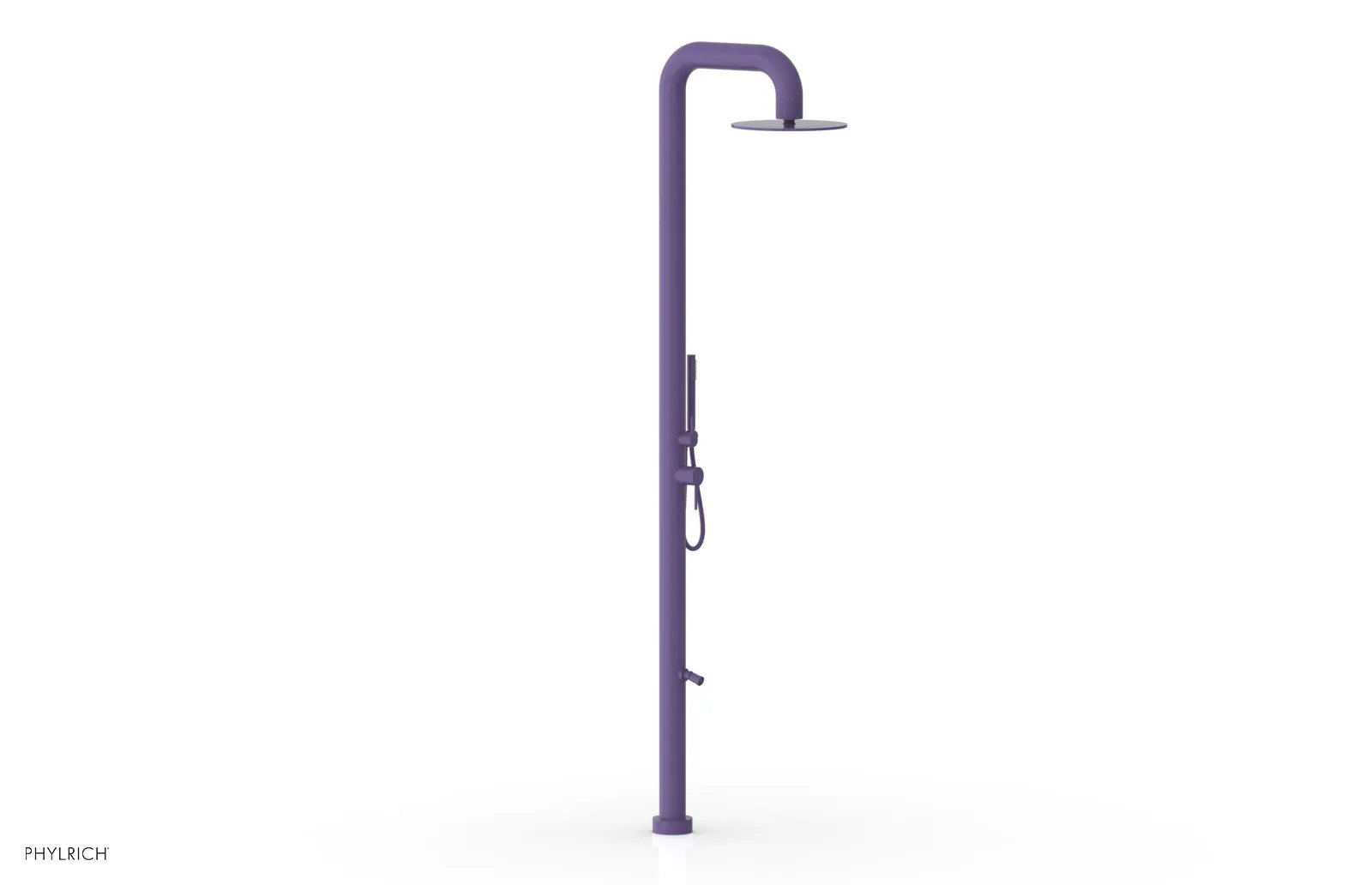 Phylrich OUTDOOR SHOWER Pressure Balance Shower with 12" Rain Head, Hand Shower and Foot Wash by Phylrich