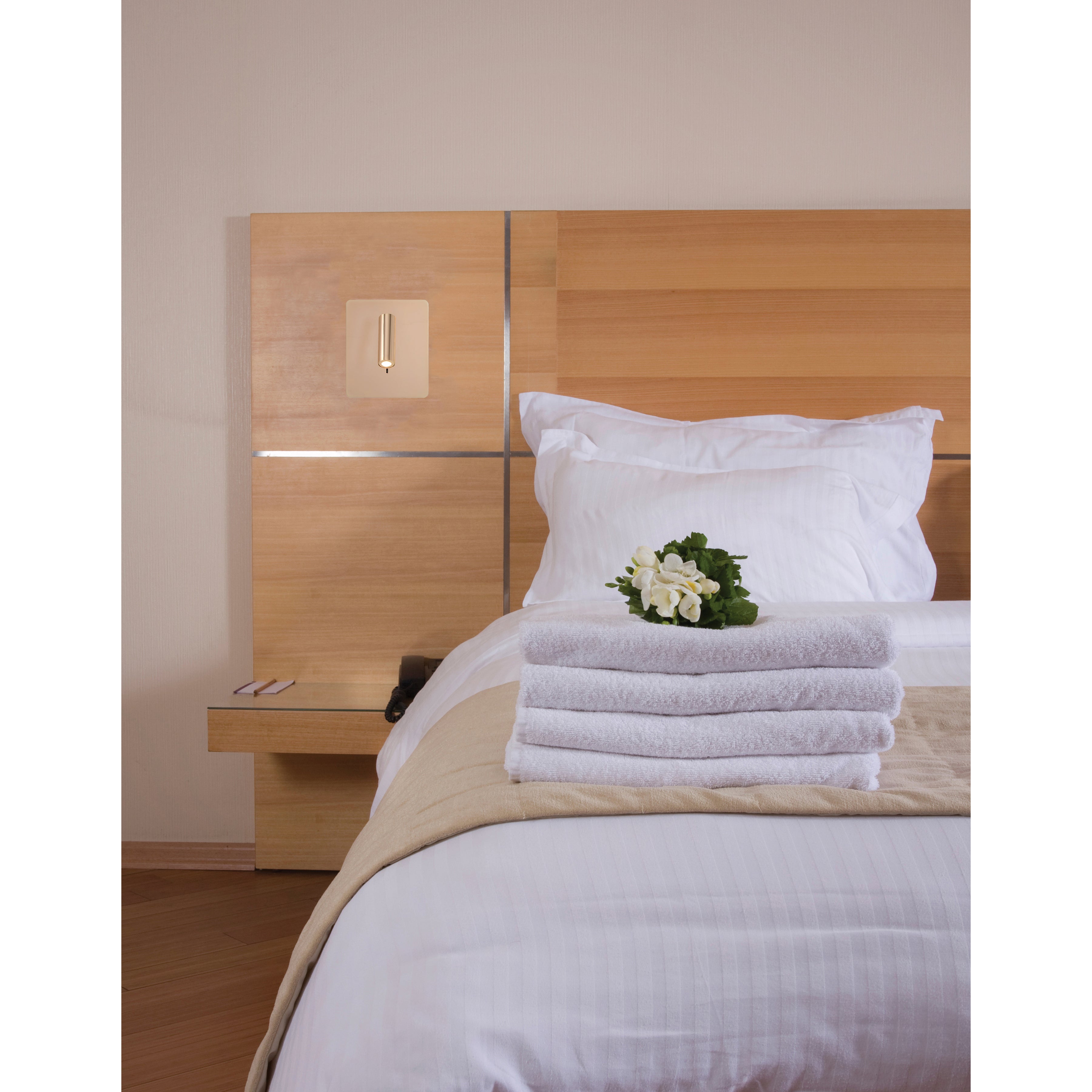 gold led reading light