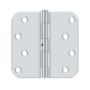polished chrome hinge