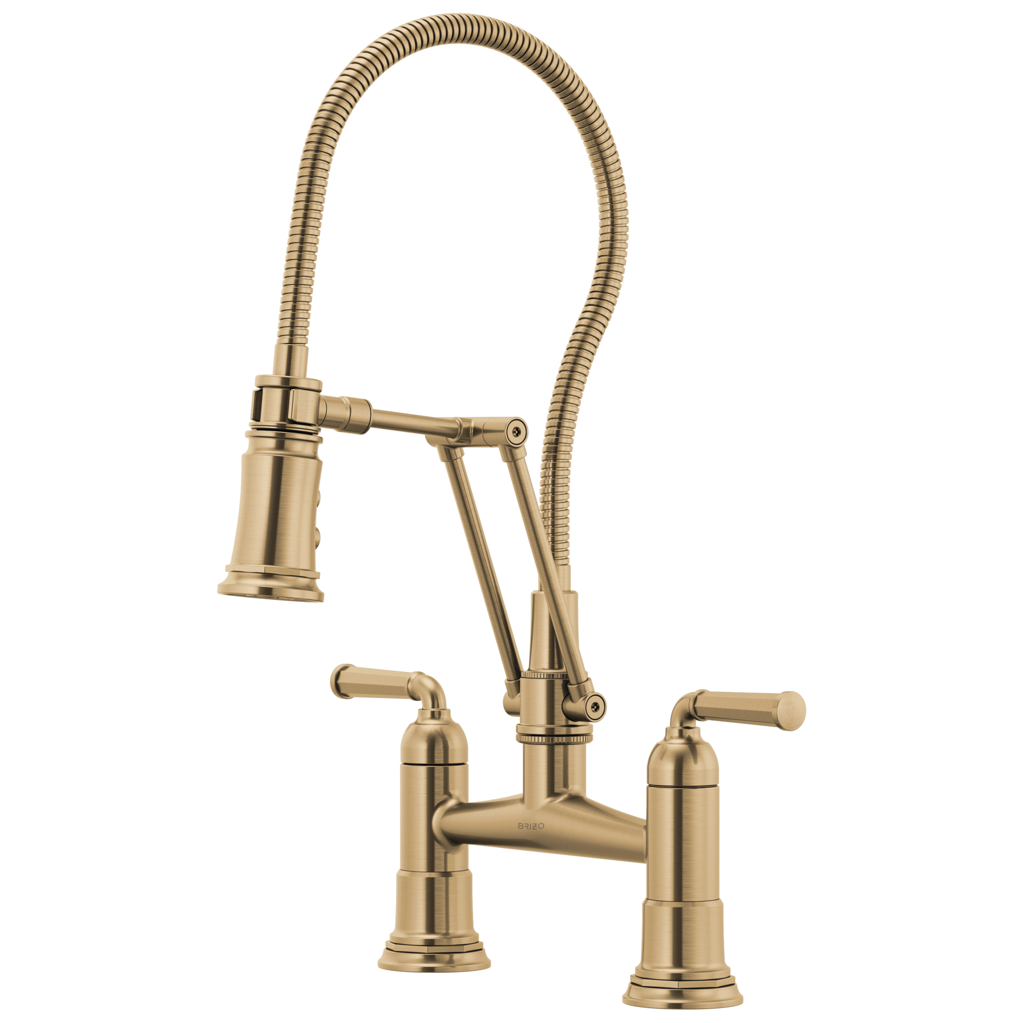 luxe gold bridge faucet