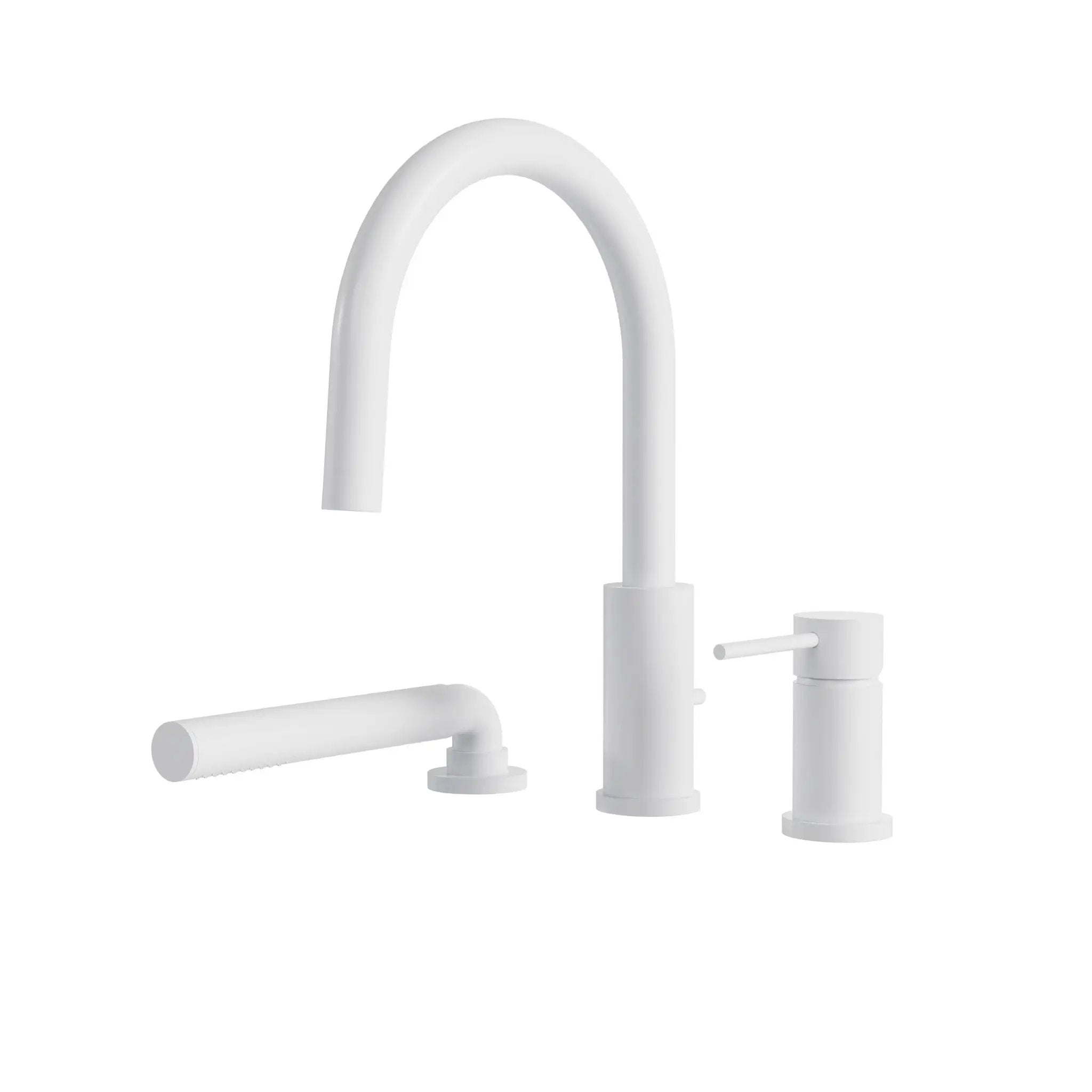 Aquabrass Umix 3 Pcs Tub Filler with Handshower by Aquabrass