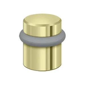 Deltana Round Universal Floor Bumper 1-1/2", Solid Brass by Deltana