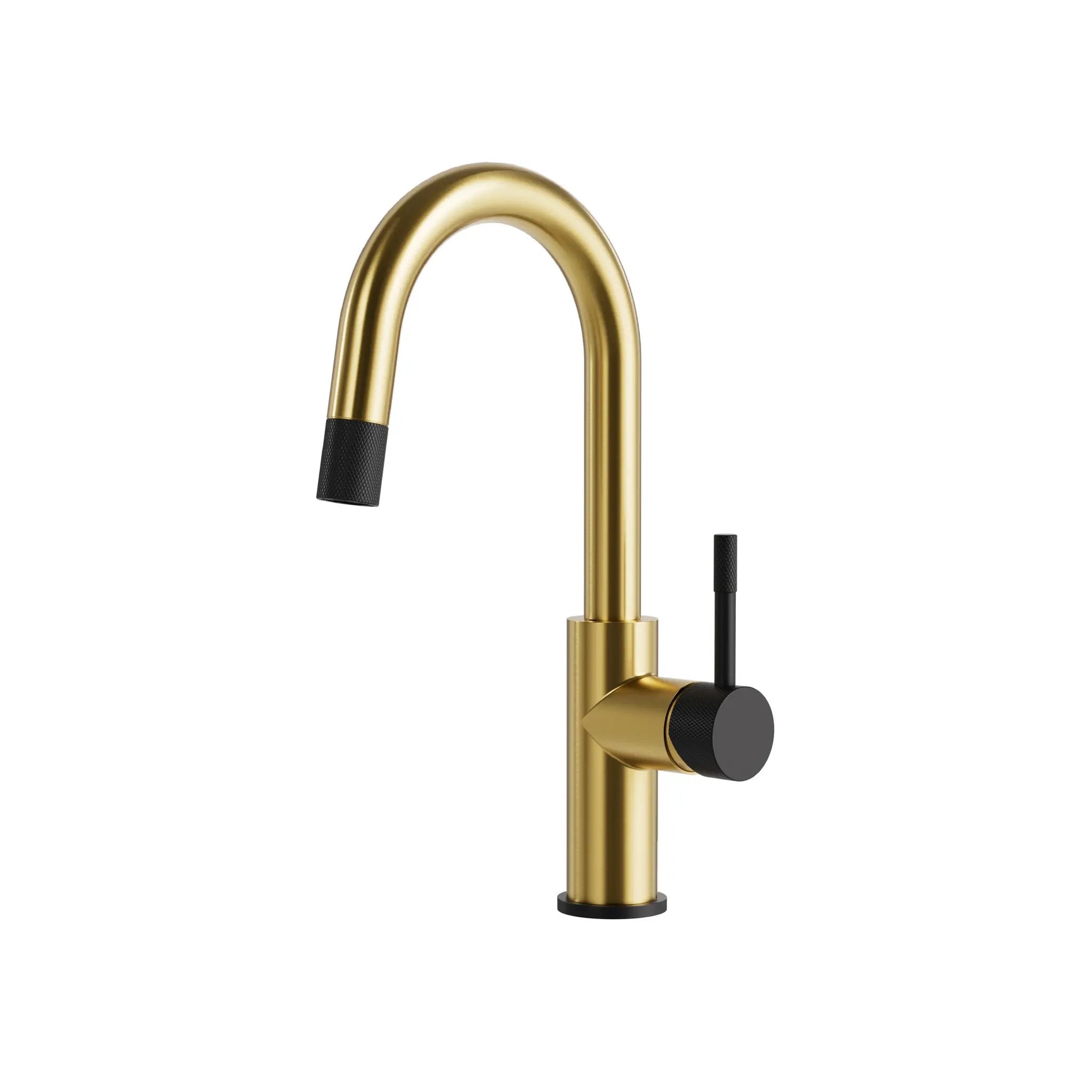 Aquabrass Umix Pull-Down 1 Spray Bar Faucet by Aquabrass