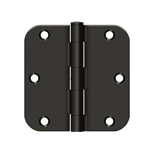 Deltana 3-1/2" x 3-1/2" x 5/8" Radius Hinge, Residential Thickness
