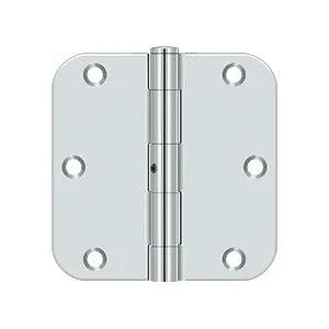 polished chrome hinge