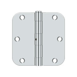 polished chrome hinge