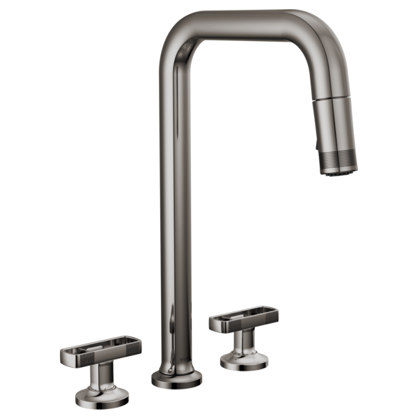 Brizo Kintsu Widespread Pull-Down Faucet with Square Spout - Less Handles by Brizo