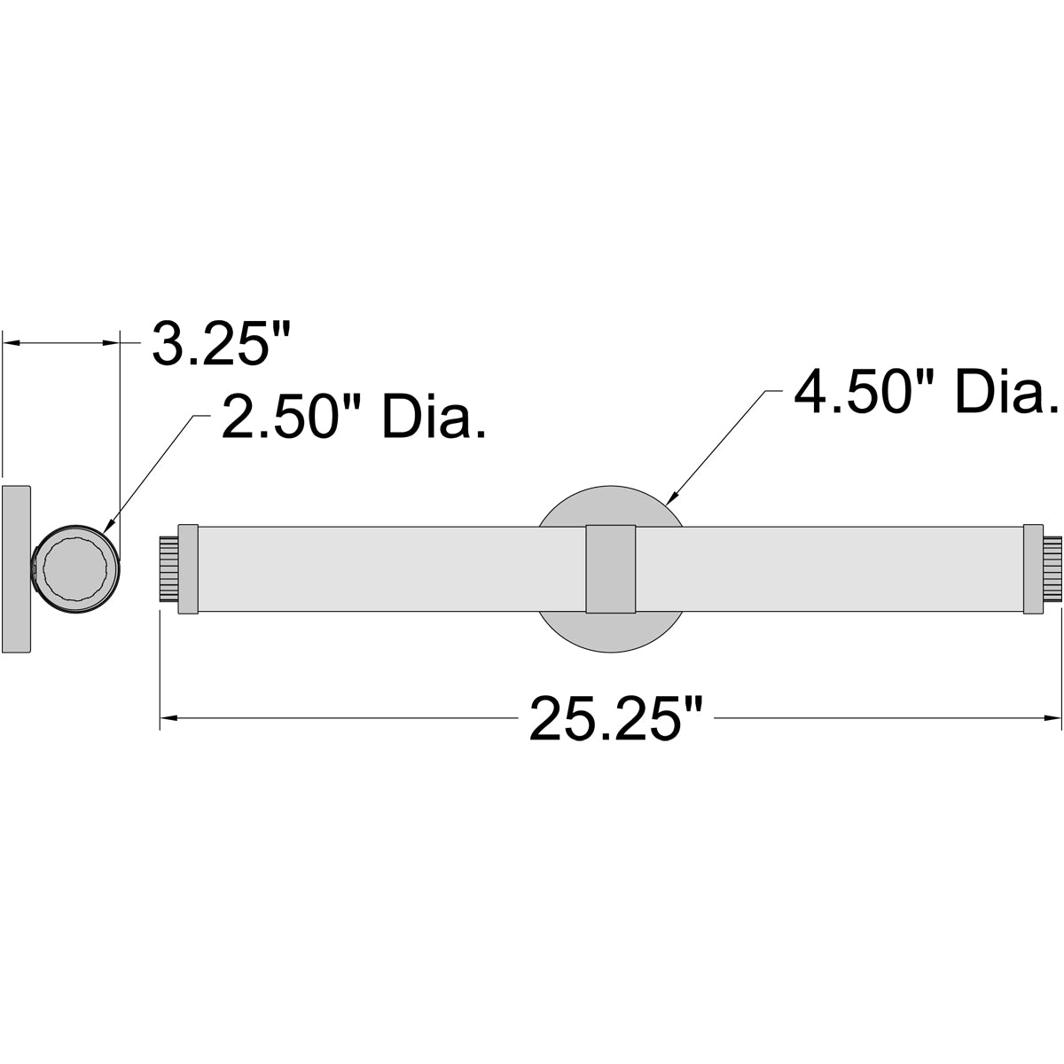 brushed gold led vanity