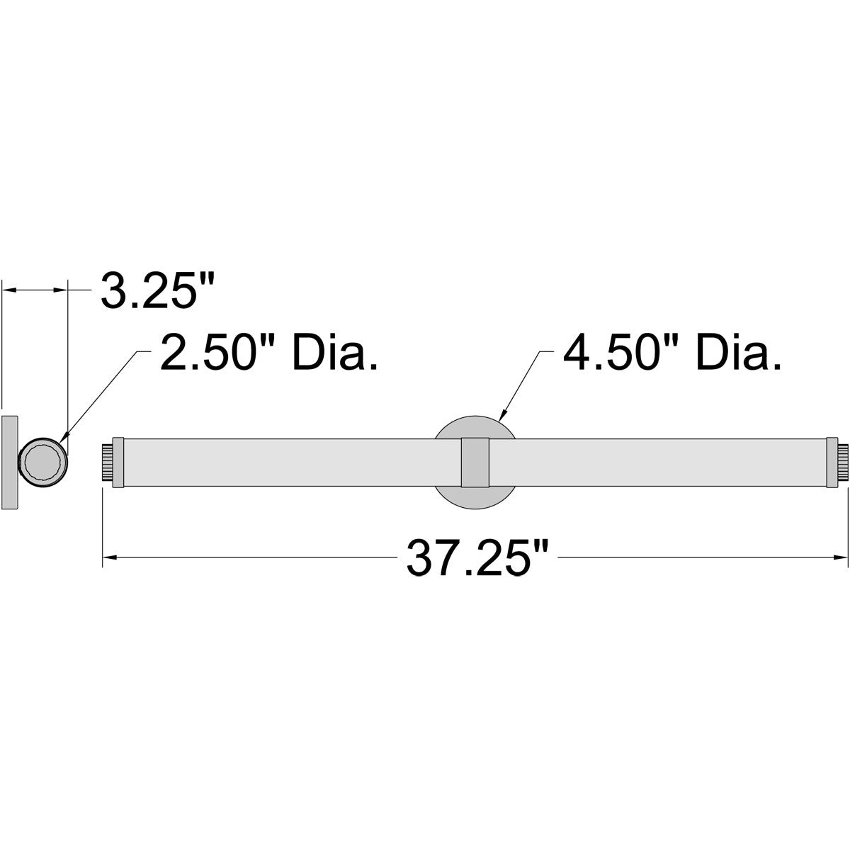 brushed gold led vanity