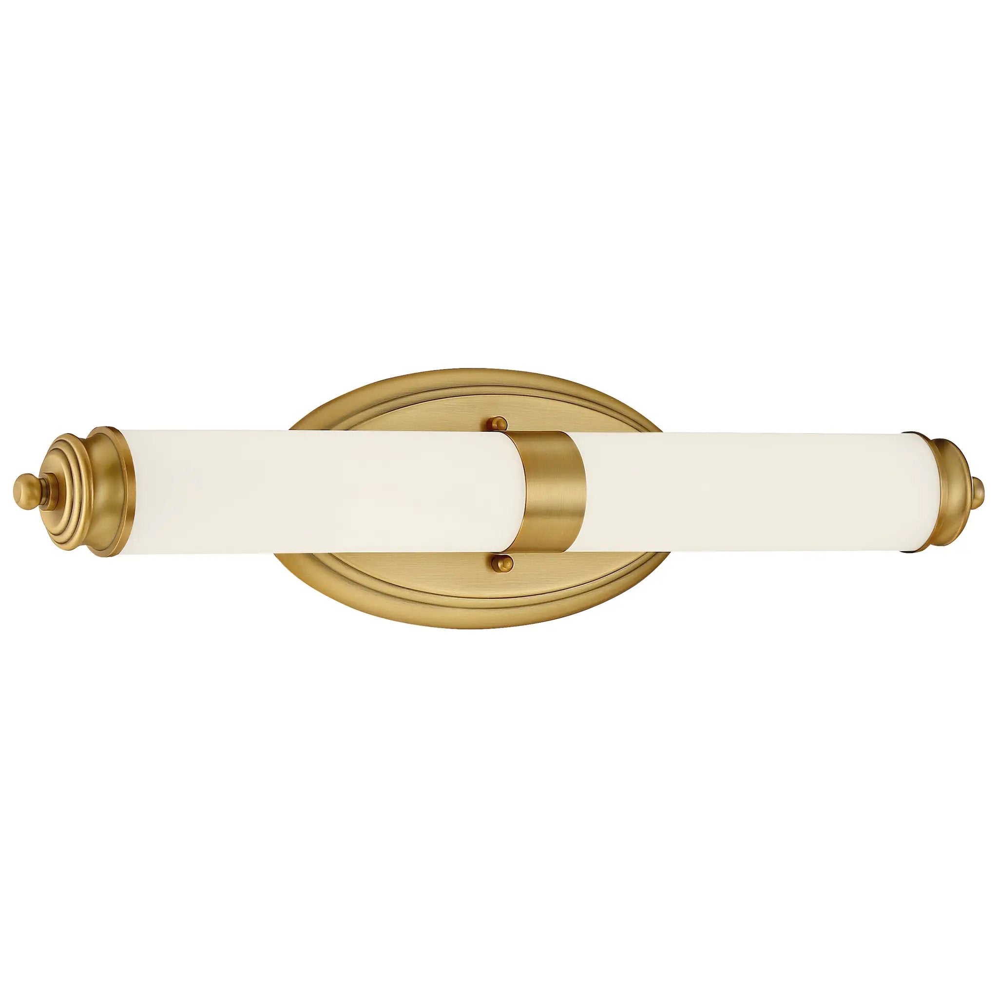 brushed gold led vanity