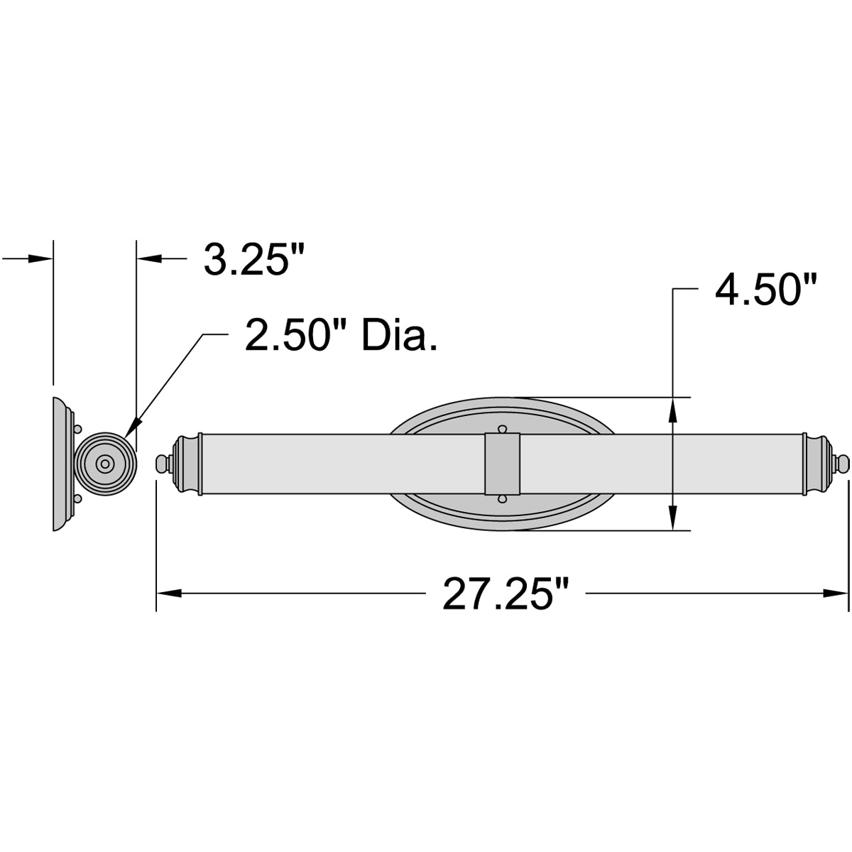 brushed gold led vanity
